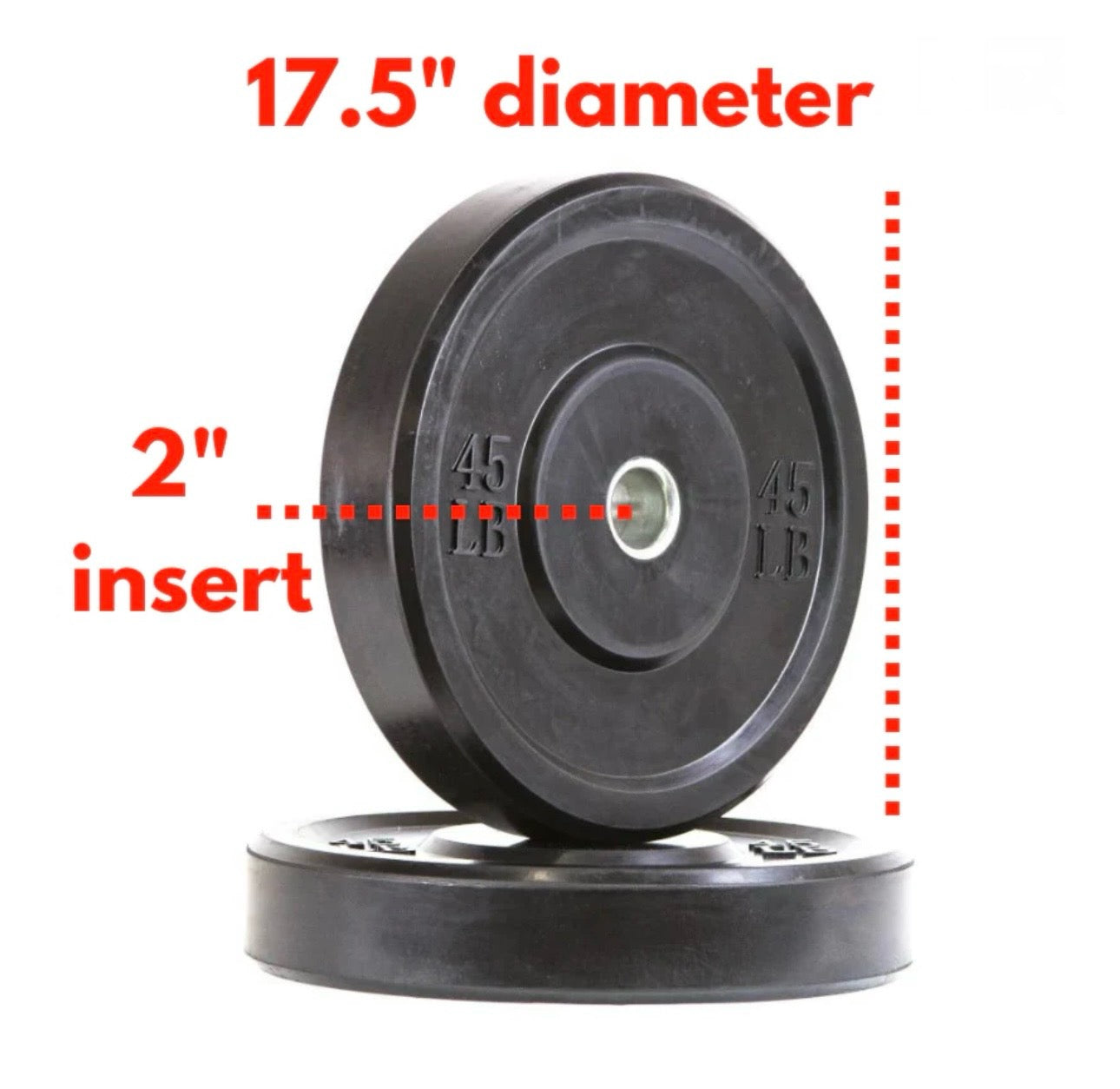 260lbs Bumper Plate Set $1,34 dls x pounds