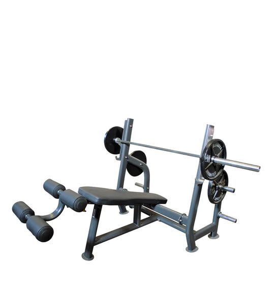 PL7326 Olympic Decline Bench Press w/ Weight Holders