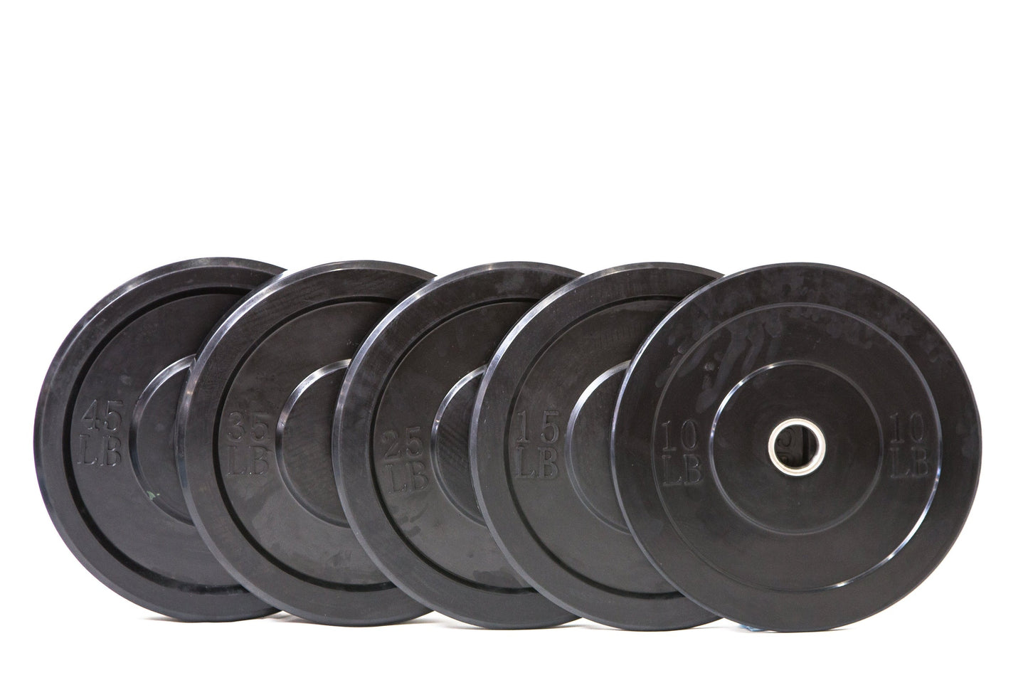 Standard Black Bumper Plates (PAIRS) $1.19/lb