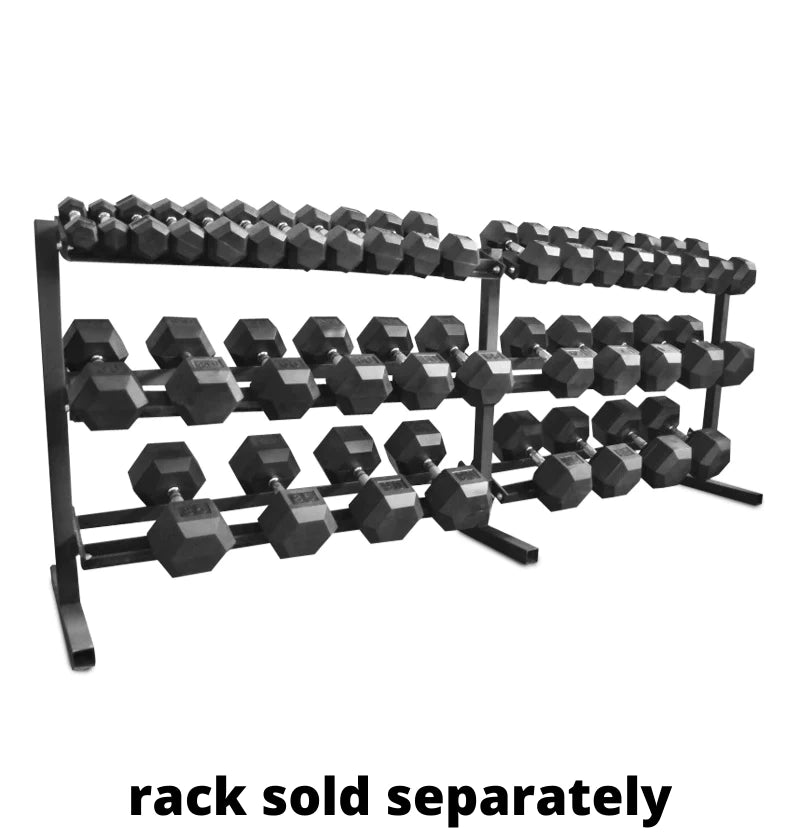 Rubber Hex Dumbbells Sets $0.79/lb PRE ORDER 6-8 WEEKS