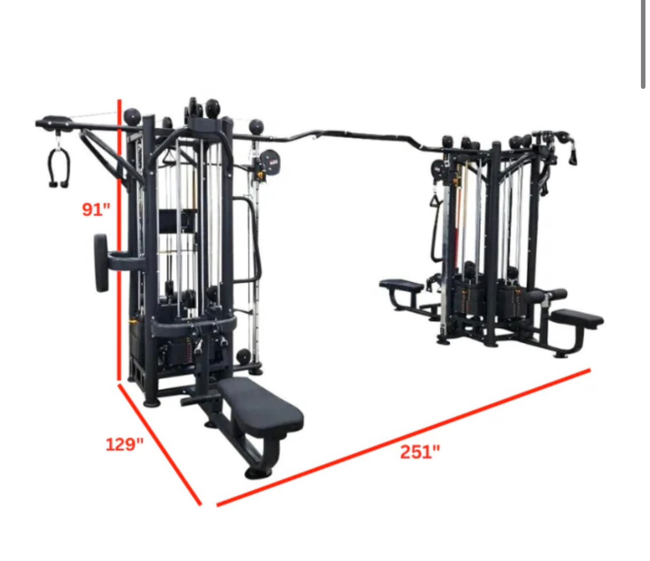 PL7345A 8 Station Multi Gym
