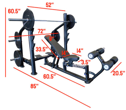 Elite 3 in 1 Bench Press PL7388