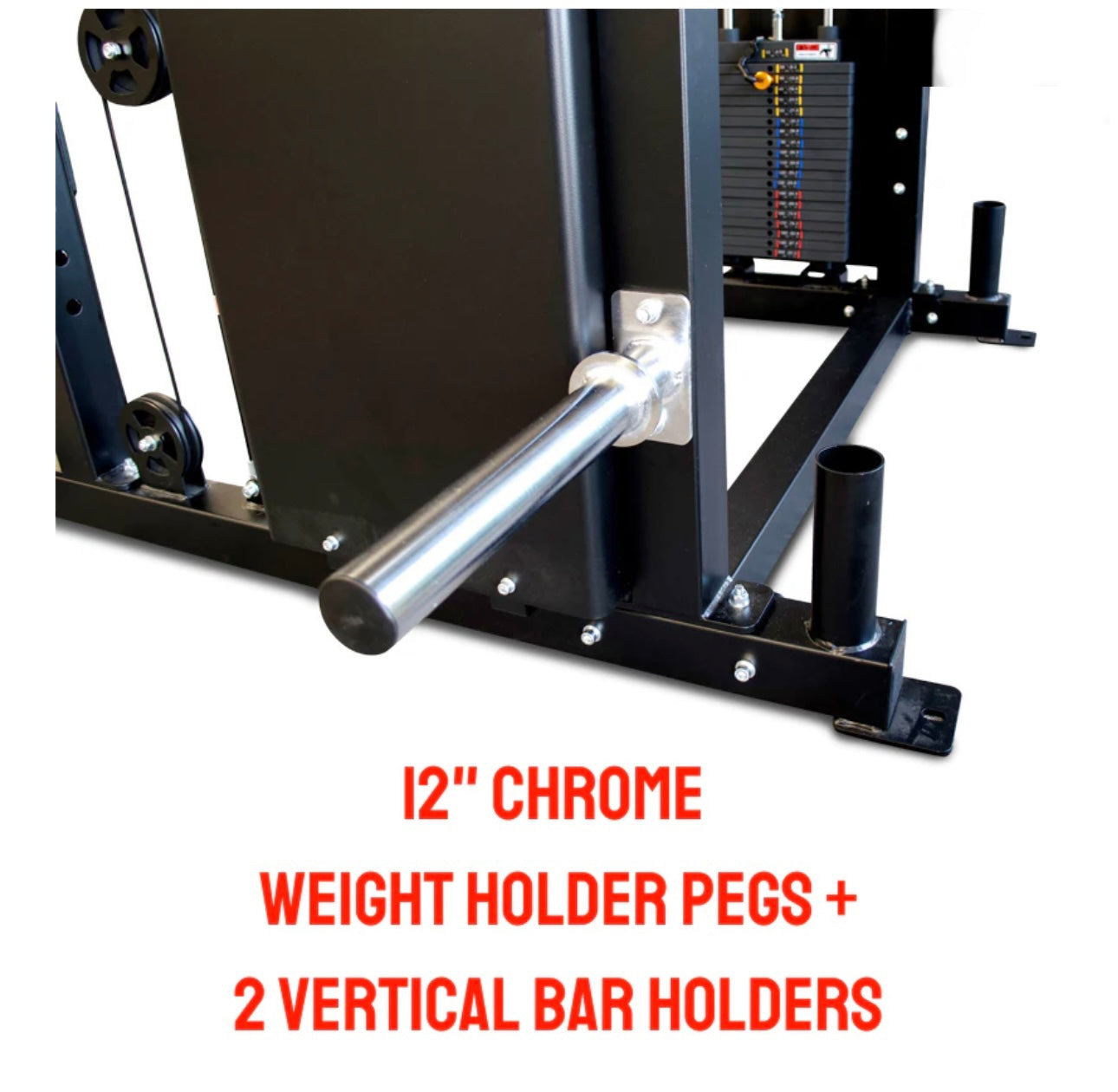 PL7320E Functional Trainer Squat Rack Front Load