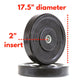 260lbs Bumper Plate Set $1,34 dls x pounds