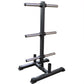 PL7350 Tall Bumper Plate Tree W/ 2 Bar Holders