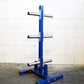 Tall Vertical Bumper Plate Tree with 2 Bar Holders