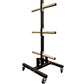 Tall Vertical Bumper Plate Tree with 2 Bar Holders