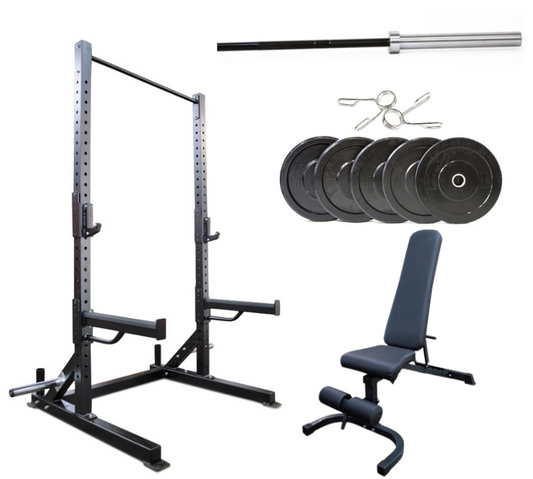 Basic Squat Rack PL7352 Package Deal